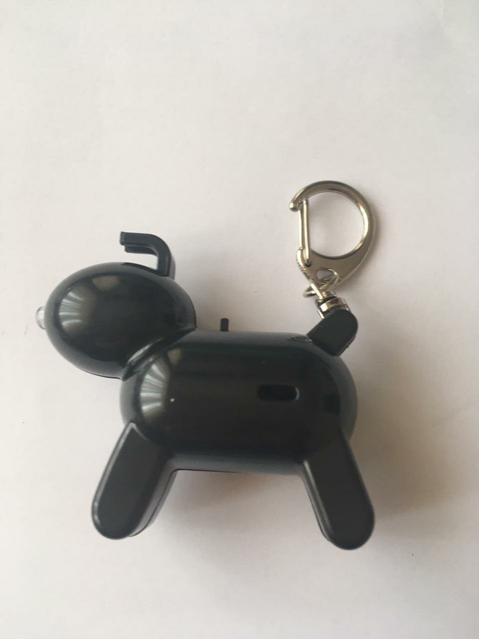 Брелок черный для поиска ключей - Собачка - 0